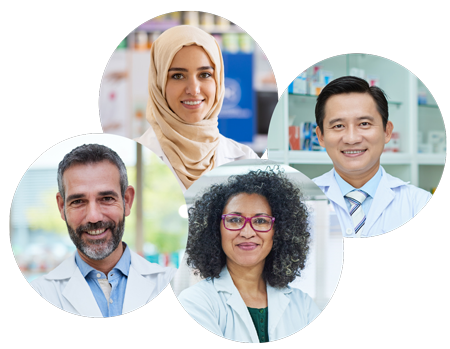 an image of random pharmacists