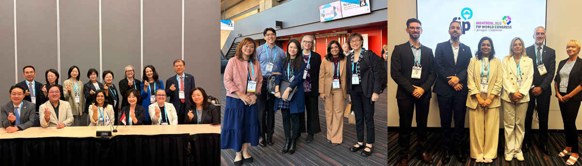 CPhA with Korean Pharmaceutical Association; Pharmaceutical Society of Singapore; and Portuguese Pharmaceutical Society