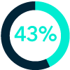 43 percent Icon