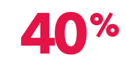 Save 40% logo
